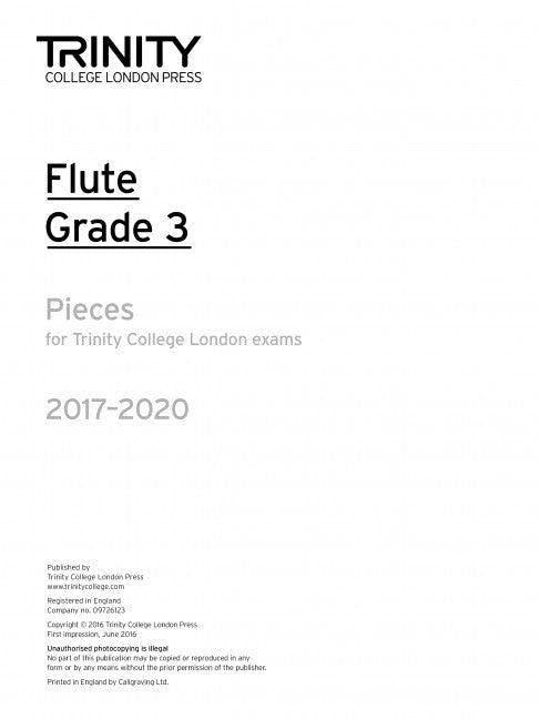 Trinity Flute Exam Pieces Grade 3 2017-2020