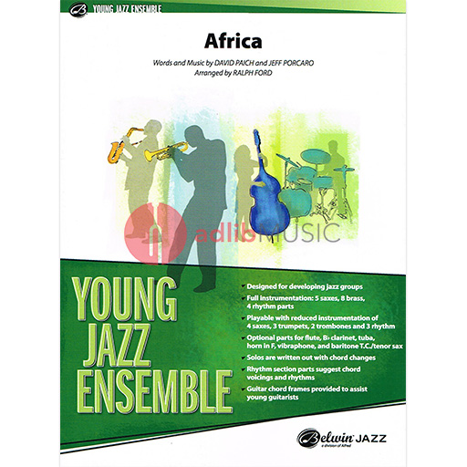Africa Jazz Ensemble Grade 2 Sheet Music by Paich & Porcaro - Alfred Music