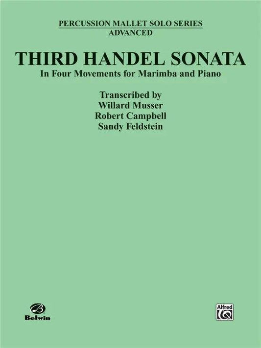 Third Handel Sonata for Marimba and Piano - Four Movements, Piano Accompaniment, Federation Festivals 2020-2024