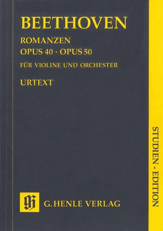 Beethoven - 2 Romances Op. 40 & 50 Study Score Henle HN9803