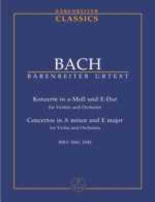 Bach Violin Concerto in A Minor BWV 1041 Urtext Edition for Violin and Piano
