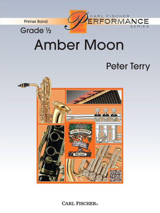 Amber Moon Concert Band Sheet Music by Terry Peter, Grade 0.5
