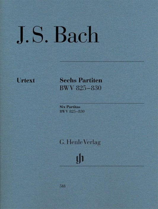 Bach - Six Partitas BWV 825-830 - Piano Solo Sheet Music - Henle HN518