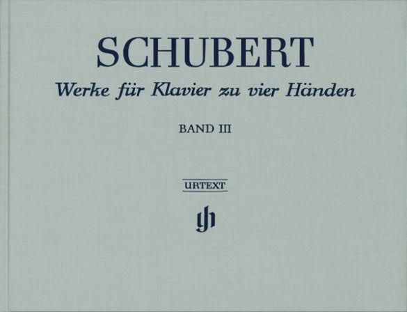 Schubert Works for Piano 4-Hands Volume 3 Cloth Bound Edition Henle HN099