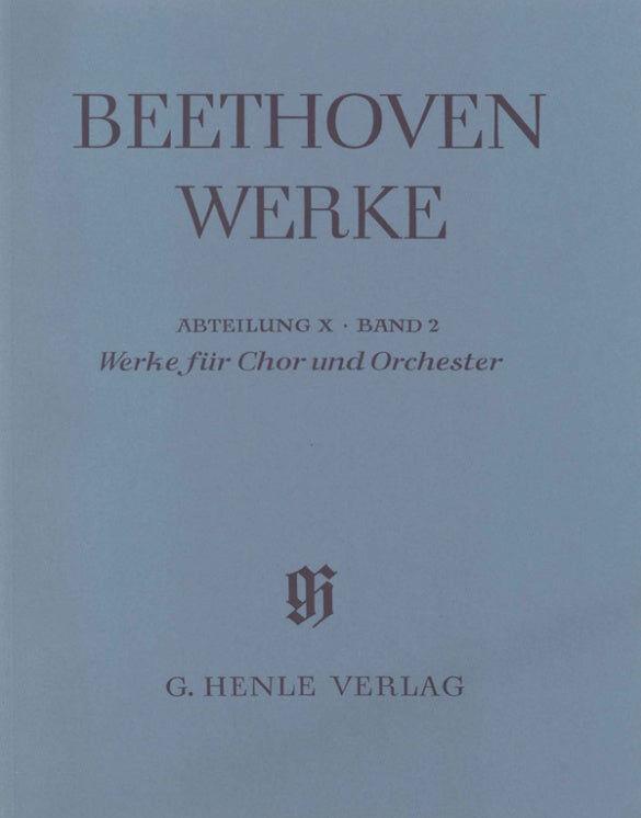 Choral Works with Orchestra Full Score - Beethoven Ludwig van - Henle