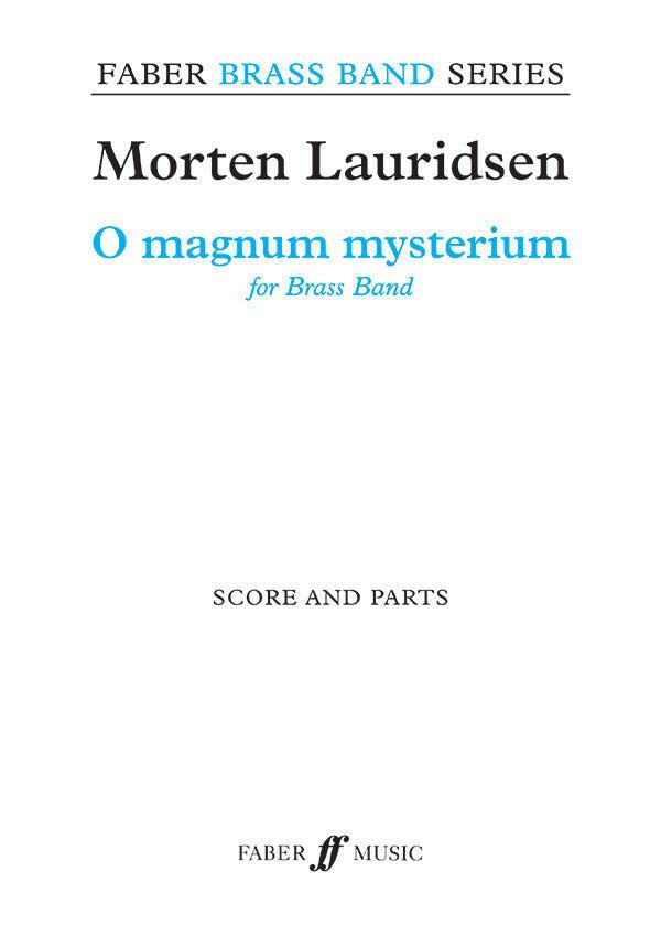 O Magnum Mysterium Brass Band Score/Parts by Morten Lauridsen, Transcribed by Phillip Littlemore, SKU 0571569927