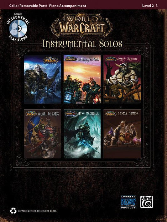 World of Warcraft Cello Instrumental Solos BK/CD