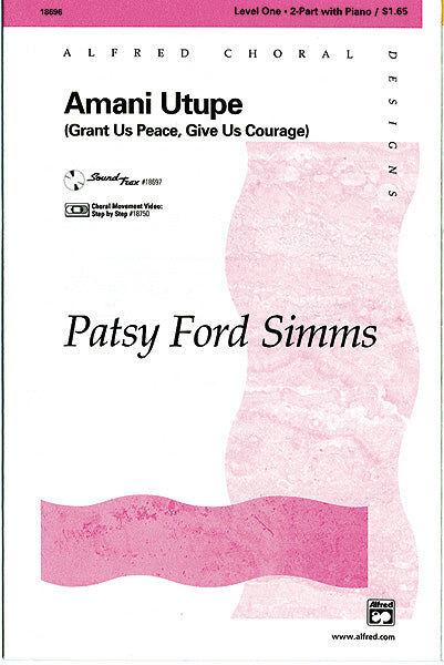 Amani Utupe 2 Pt Level 1 Choral Sheet Music