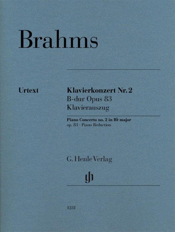 Brahms Piano Concerto No. 2 in Bb Major Op. 83 for 2 Pianos 4 Hands Henle HN1231
