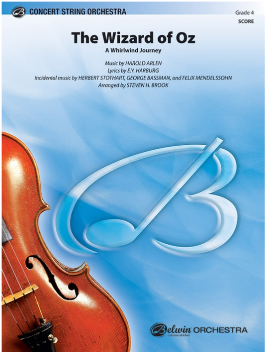 Wizard of Oz String Orchestra Sheet Music Gr 4
