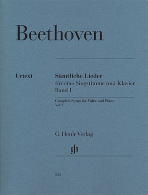 Complete Songs for Voice and Piano Volume 1 by Beethoven