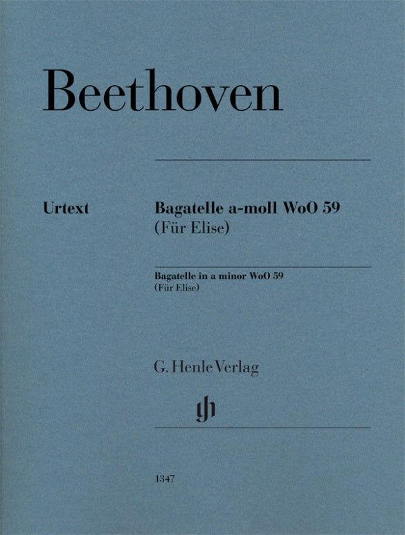Beethoven - Fur Elise AMin WoO59 Piano Sheet Music Henle HN1347