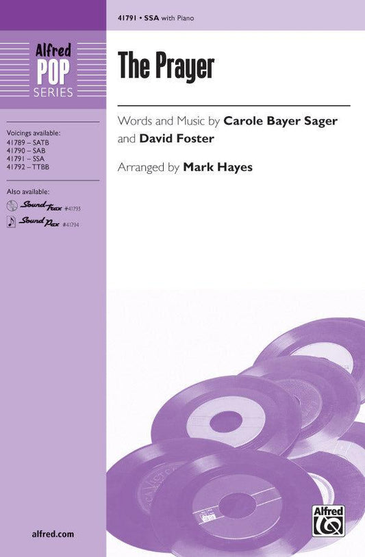 The Prayer SSA Choral Sheet Music - Celine Dion & Andrea Bocelli Duet Arrangement