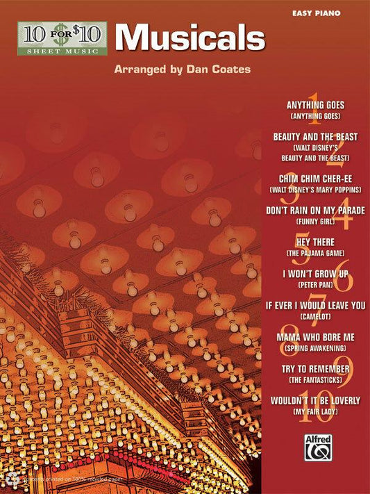 10 for 10 Musicals Piano Sheet Music
