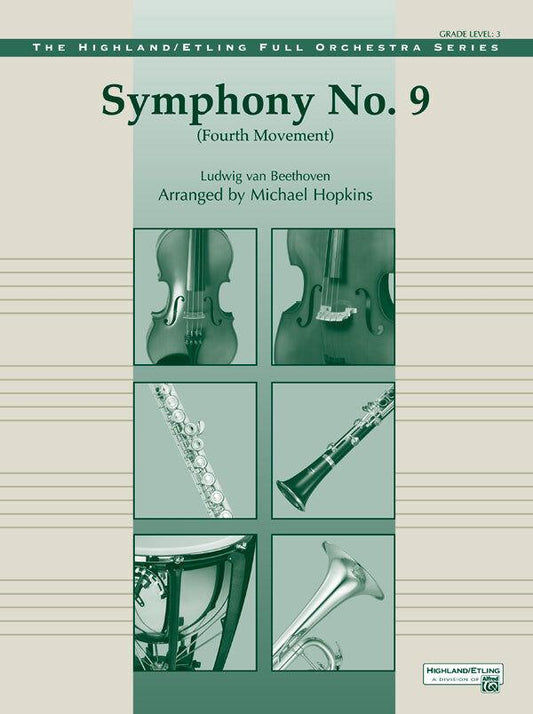 Beethoven Symphony No. 9 4th Movement Full Orchestra Sheet Music Grade 3