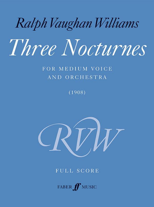Three Nocturnes for Voice and Orchestra Full Score