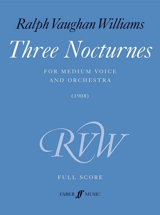 Three Nocturnes for Voice and Orchestra Full Score