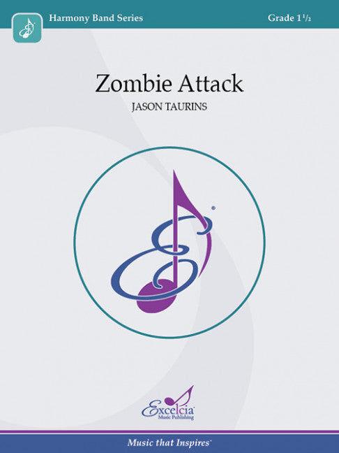 Zombie Attack! Concert Band Sheet Music Grade 1.5 by Taurins, Clearance