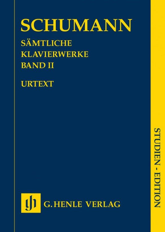 Complete Piano Works Volume 2 Study Score by Schumann Robert - Henle