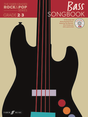 Faber Graded Rock & Pop Bass Guitar Songbook GR2-3 BK/CD