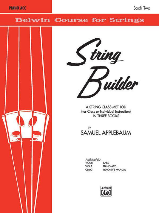 String Builder Book Two - Violin Sheet Music with Piano Accompaniment