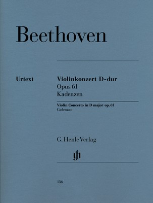 Cadenzas for Violin Concerto Op 61 - Violin Solo Sheet Music