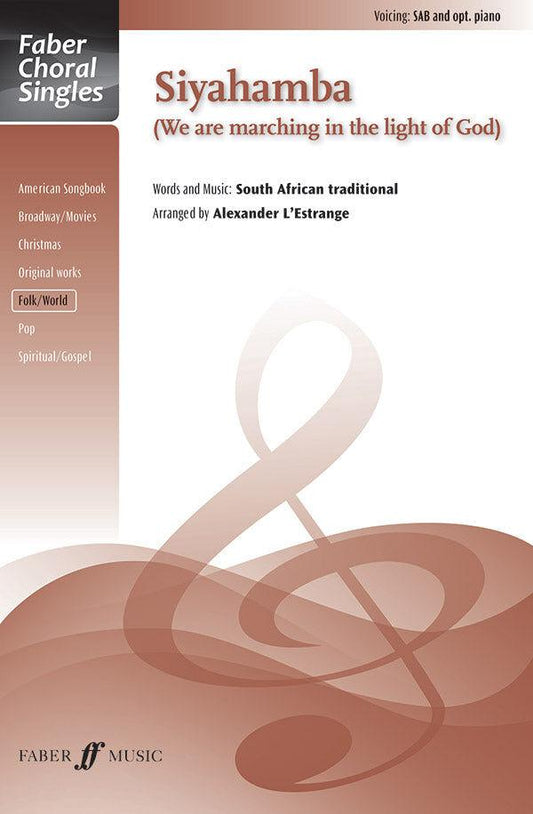 Siyahamba SAB Choral Sheet Music