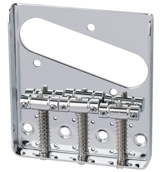 Dr Parts TL Style Non Tremolo Bridge Chrome with 4 Mounting