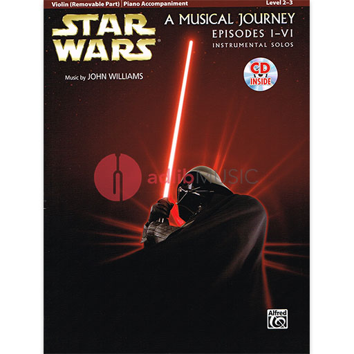 Star Wars A Musical Journey Instrumental Solos 1-6 Violin Book/CD