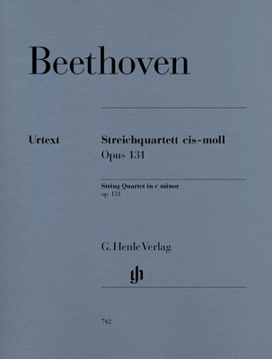 String Quartet in C Sharp Minor Op 131 Score and Parts