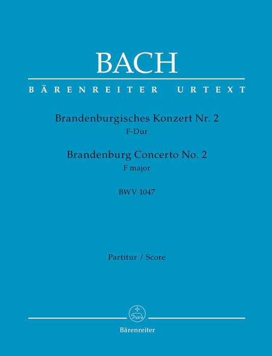 Brandenburg Concerto No 2 in F New Edition Full Score