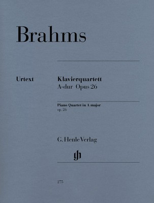 Piano Quartet in A Major Op 26 Chamber Sheet Music