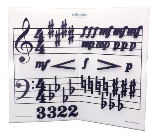 Wilbecks Sharps and Flats Music Notation Magnets