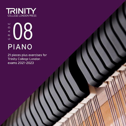 Trinity Piano Exam 2021-23 Grade 8 CD with Demo Recordings of 21 Pieces and Exercises