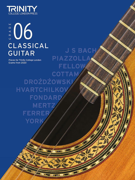Trinity Classical Guitar Pieces 2020-2023 Grade 6 Exam Book