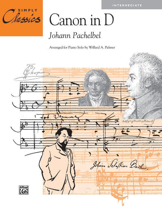 Canon in D Simplified Piano Sheet Music