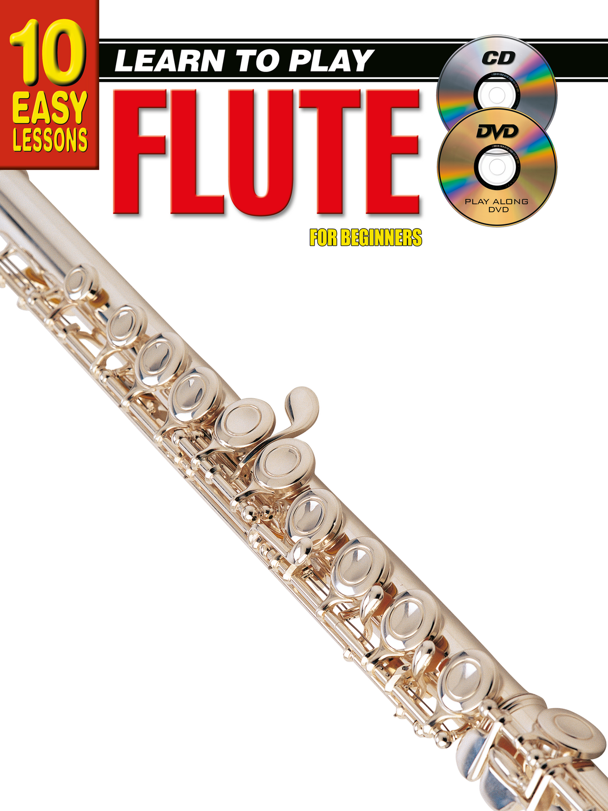 10 Easy Lessons for Flute Book and CD