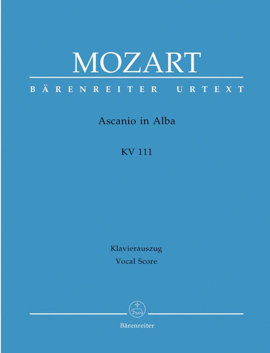 Ascanio in Alba K111 Vocal Sheet Music