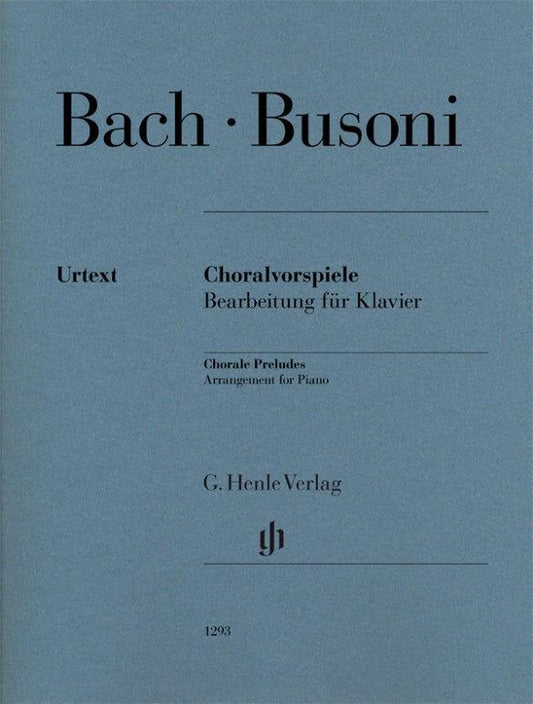 Bach/Busoni Chorale Preludes for Piano - Henle HN1293