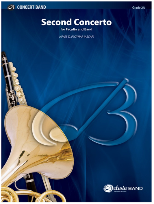 Second Concerto for Faculty Concert Band Sheet Music by Ployhar, James D - Grade 2