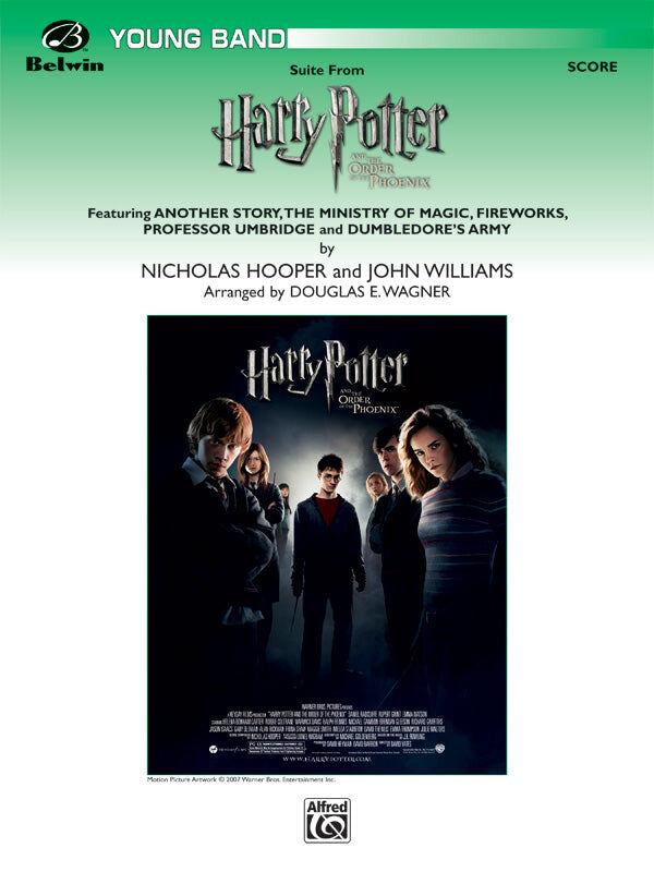 Selections Harry Potter & Order of Phoenix Concert Band Sheet Music by Williams John / Hooper Nicholas