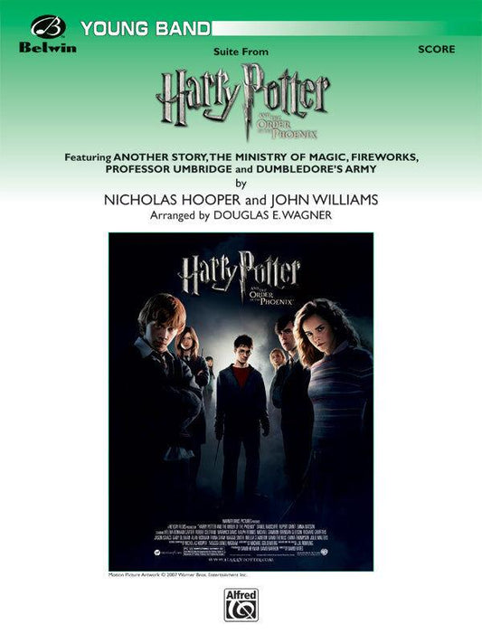 Selections Harry Potter & Order of Phoenix Concert Band Sheet Music by Williams John / Hooper Nicholas