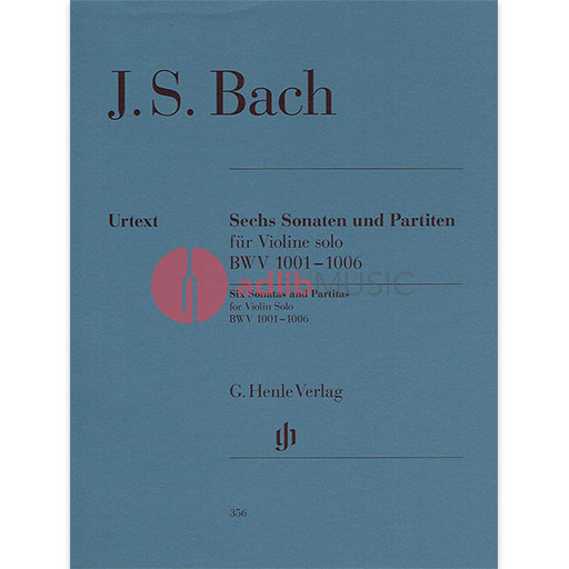 Bach - 6 Sonatas & Partitas for Violin Solo - Henle HN356