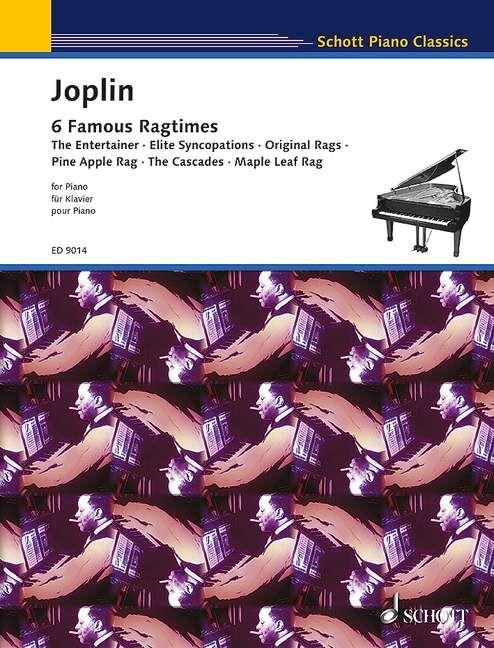 Joplin 6 Famous Ragtimes Piano Sheet Music