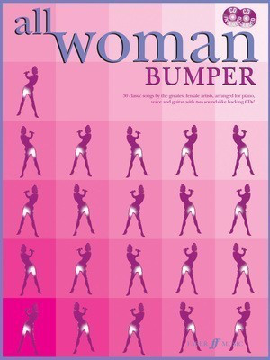 All Woman Bumper Edition PVG Book & 2 CDs - 30 Diva Songs for Voice, Piano, and Guitar