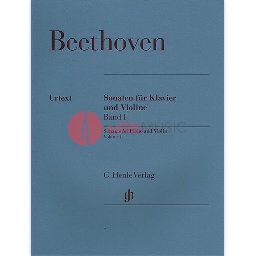 Sonatas for Piano and Violin Volume 1 by Beethoven, Edited by Sieghard Brandenburg