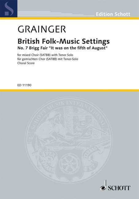 Brigg Fair SATBB Choral Sheet Music