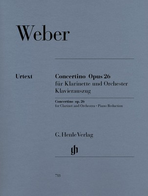 Clarinet Concertino Op 26 for Clarinet and Piano