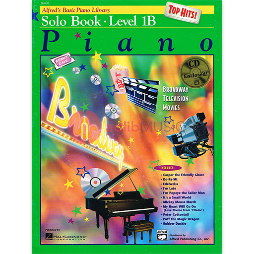 ABPL Top Hits Solo Book 1B with CD - Piano Sheet Music and Method Book