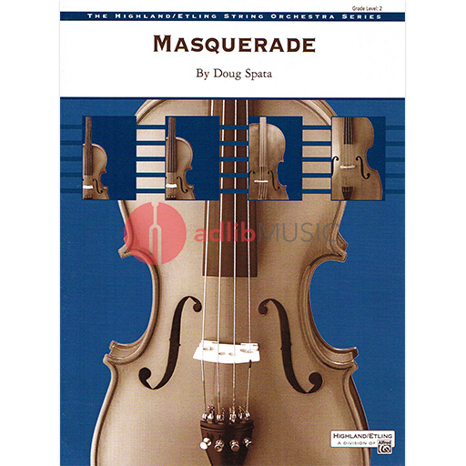 Spata Masquerade String Orchestra Grade 2 Score/Parts - Highland Etling 44834